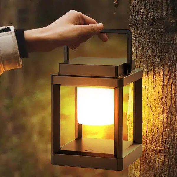 Modern Simplicity ABS Square Solar LED Outdoor Light For Camping - Image 9