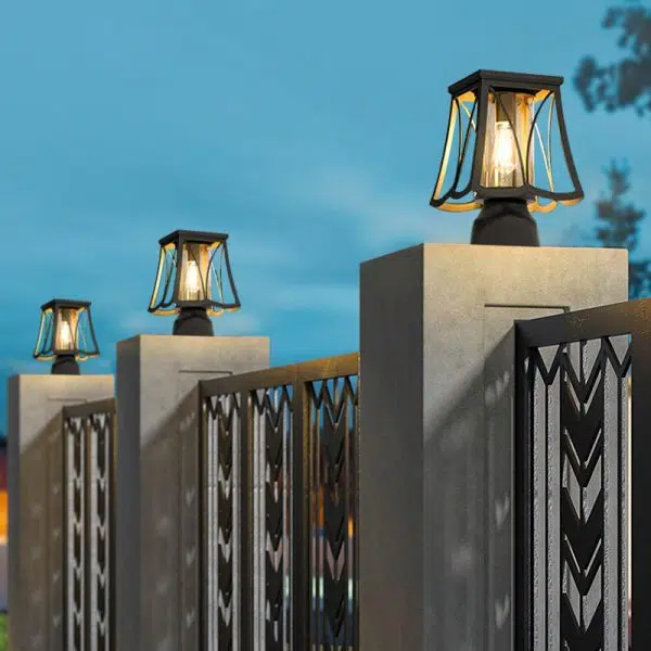 Modern Simplicity Solar Waterproof Stainless Steel Glass Column LED Landscape Lighting Outdoor Light For Garden - Image 2