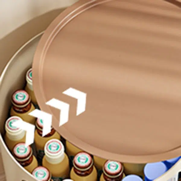 Contemporary Creative Round PP PET End Table 2/3/4 Storage For Living Room - Image 6