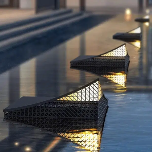 Contemporary Industrial Hollow Out Stainless Steel PC LED Lawn Landscape Light For Outdoor Patio - Image 5