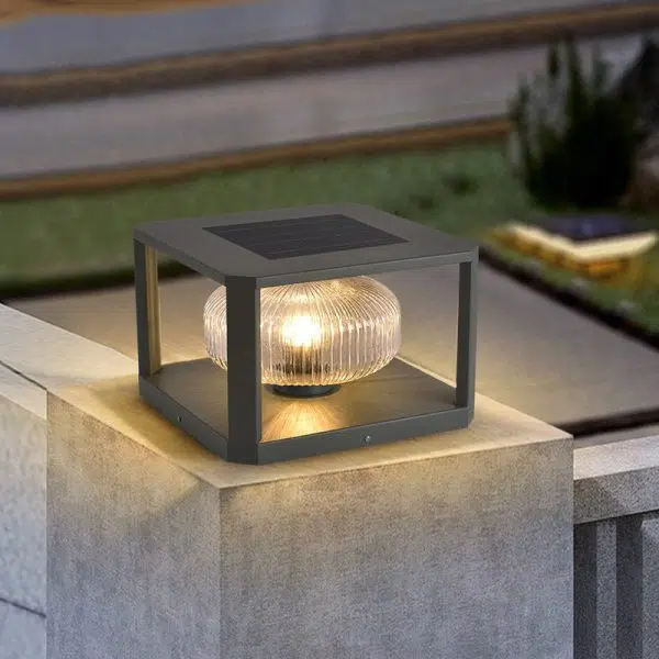Modern Simplicity Solar Waterproof Stainless Steel Aluminum Glass Cube Ball 1-Light Landscape Lighting Outdoor Light For Outdoor Patio - Image 13