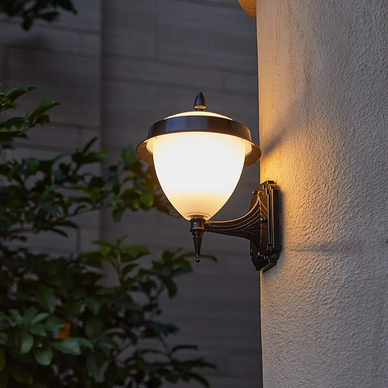 01-b04eb4da-a282-44bc-806f-4f2981143dc4.jpg Modern Minimalist Square Pointed 1-Light Outdoor Wall Lamp - Image 1