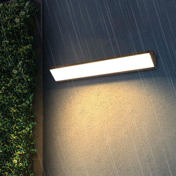 Modern Outdoor Long Bar Aluminum Acrylic Waterproof LED Wall Sconce Lamp - Image 4