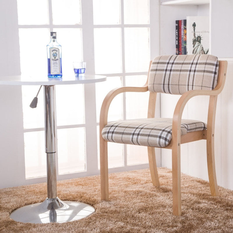 01-e6826deb-ab06-4d13-89ec-92a6775c2503.jpg Contemporary Nordic Wood Cotton Linen Fabric Leather Velvet Sponge Square Dining Chair Backrest Armrest For Dining Room - Image 1