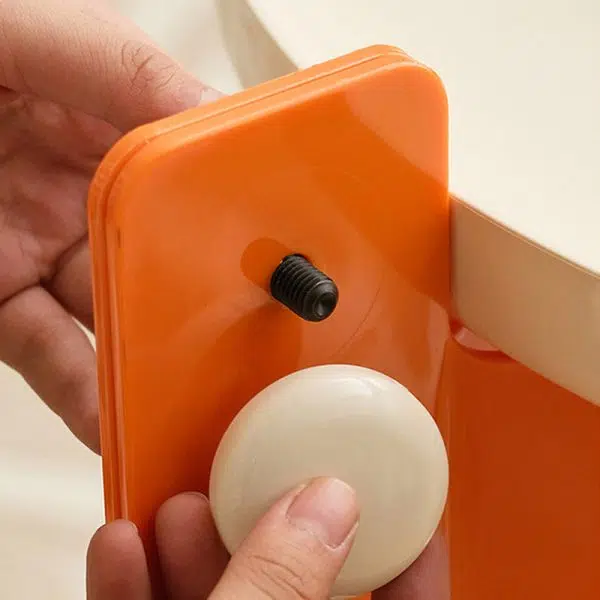 Contemporary Creative Removable Round Acrylic Plastic End Table 2-Tier For Living Room - Image 6