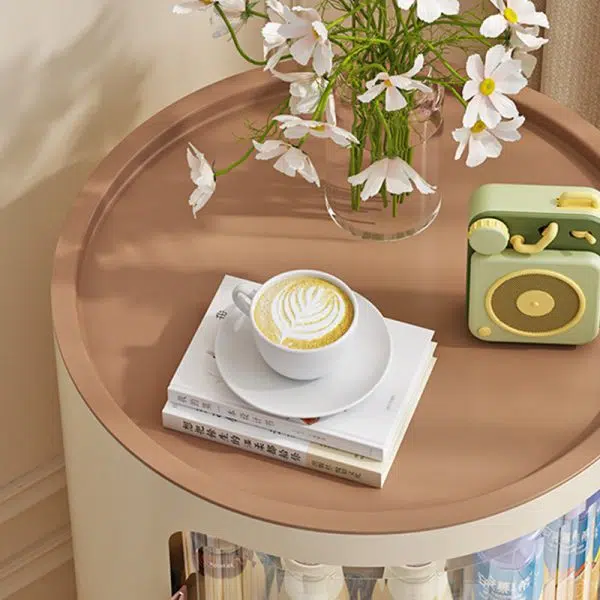 Contemporary Creative Round PP PET End Table 2/3/4 Storage For Living Room - Image 5