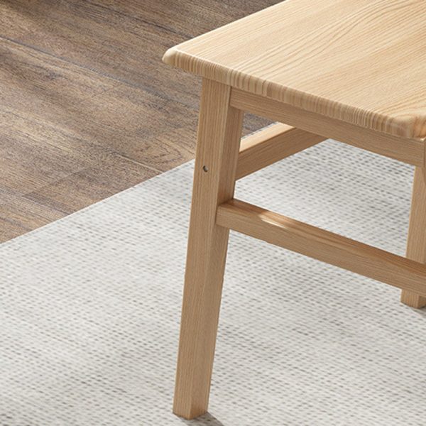 Contemporary Nordic Wood Sponge Square Elliptical Dining Chair Backrest For Dining Room - Image 11