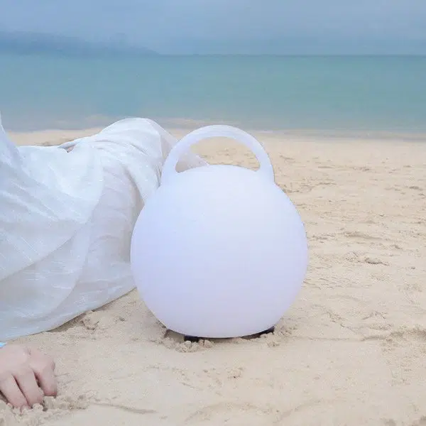 Modern Decorative Round Waterproof Eye Protection PE USB Portable LED Outdoor Lights - Image 9