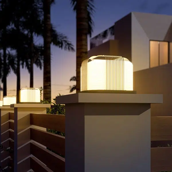 Modern Simplicity Solar Waterproof Stainless Steel PE Square Cubic LED Landscape Lighting Outdoor Light For Garden - Image 11