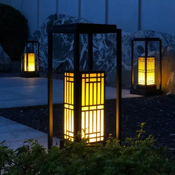 Modern Retro Stainless Steel Marble Solar LED  Waterproof Garden Lawn Outdoor Light - Image 12