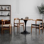 Walnut Frame + Beige Rope