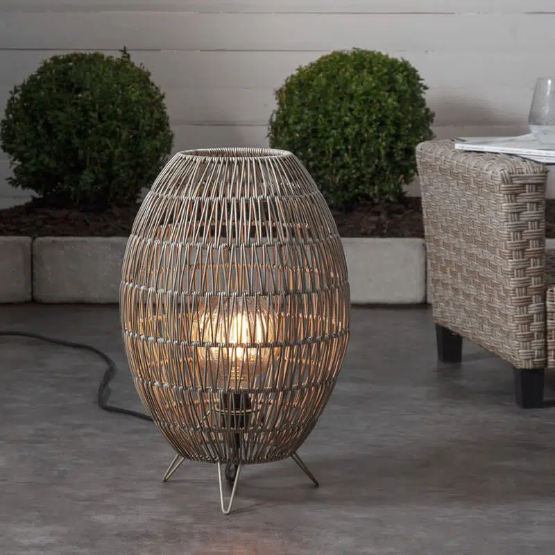 02-7d955edd-0adc-4e2b-b2ed-387d7a4c8de4.jpg Modern Japanese Rattan Weaving Round Shaped Outdoor Waterproof Patio 1-Light Floor Lamp - Image 1
