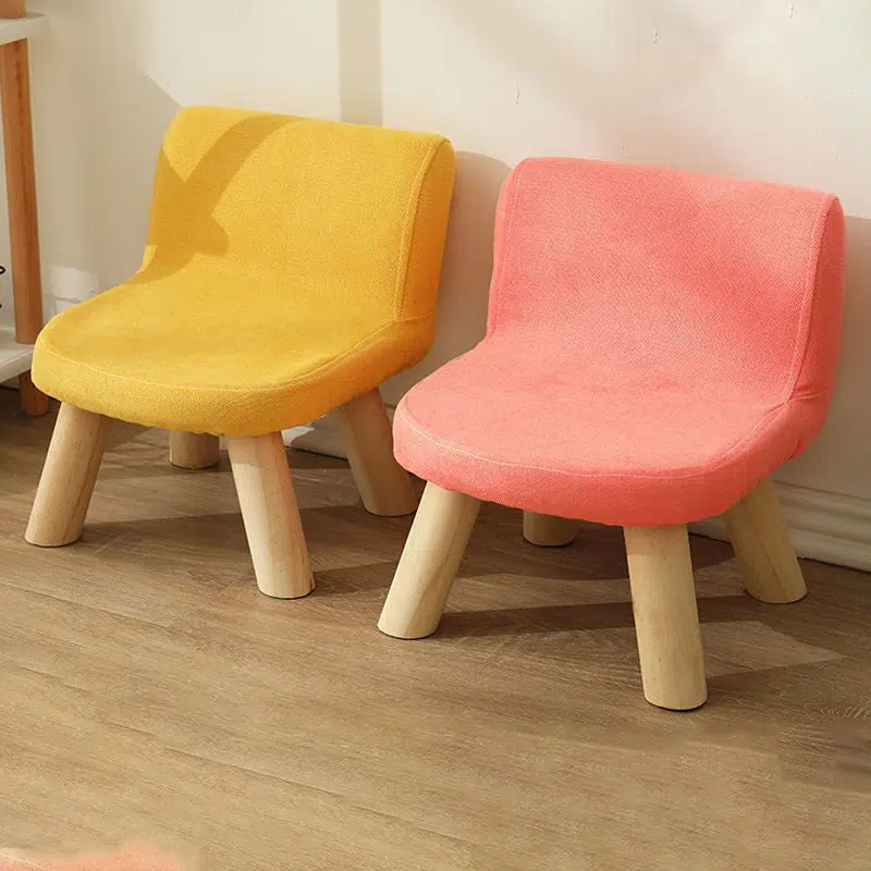 02-abc4414f-885f-4244-9eef-f1dca1f7dcd3-1.jpg Contemporary Creative Square Cotton Linen Solid Wood Chair Backrest Armless For Living Room - Image 6