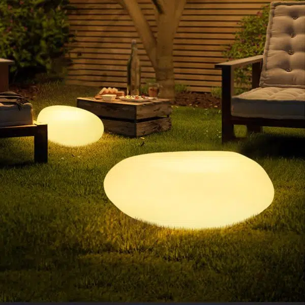 Outdoor Solar Simulation Stone PE Waterproof Garden Lawn Landscape Light - Image 2
