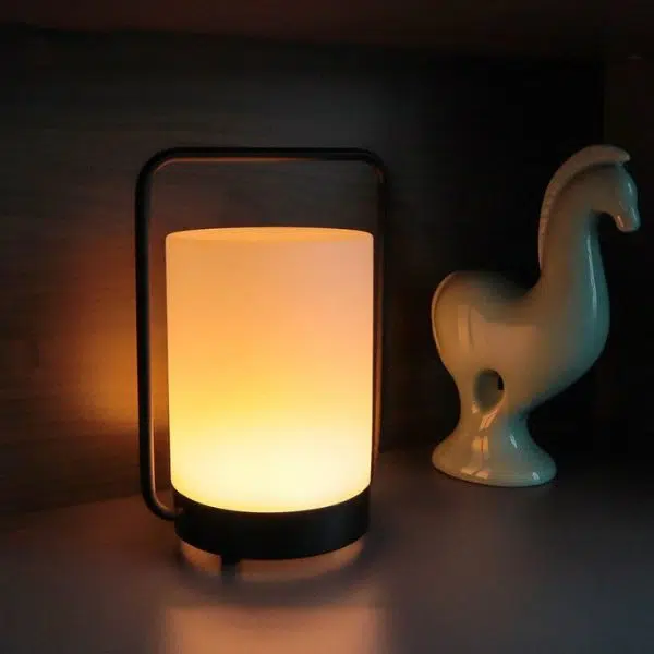 Modern Minimalist Portable Cylindrical Stainless Steel PE LED Camping Outdoor Light For Garden - Image 7