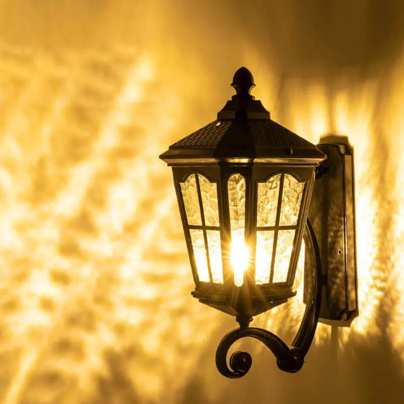 02-d8cc6c5b-6956-47b1-a781-84ecc4c95c69.jpg European Outdoor Lantern Aluminum Glass Waterproof 1-Light Wall Sconce Lamp - Image 1