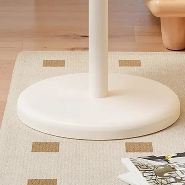 Contemporary Creative Round Ice Cream Shape PP Plastic Carbon Steel End Table For Living Room - Image 7