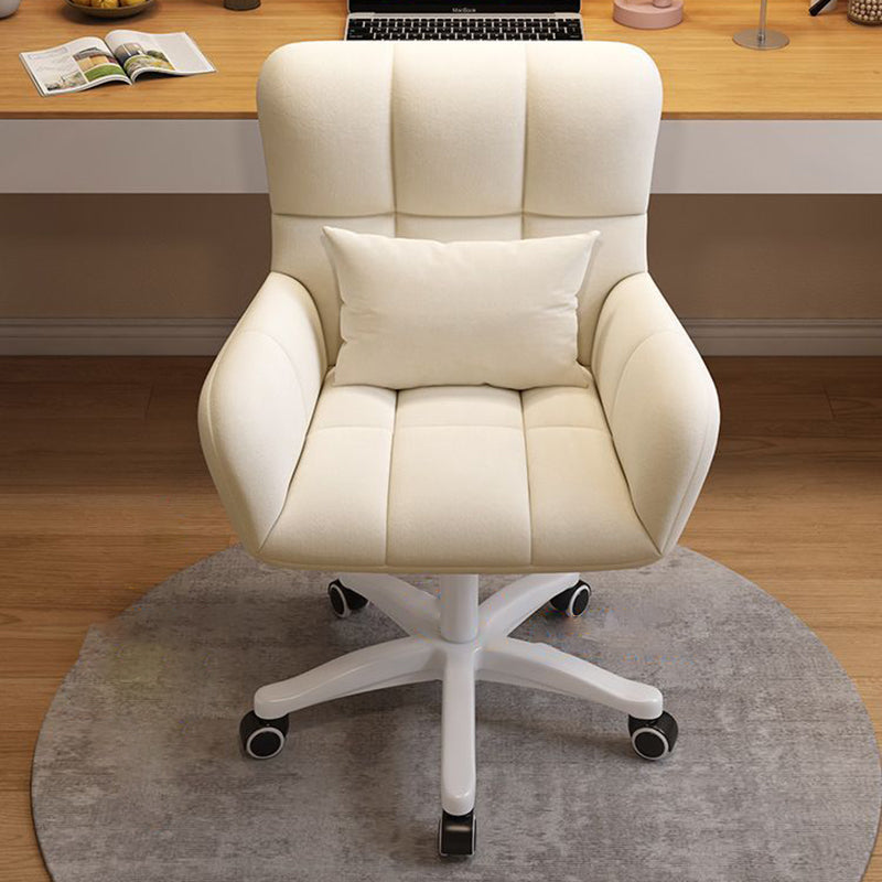 02-faac30f3-9833-4df3-a9d1-c4775fde0510.jpg Contemporary Nordic Square Velvet Upholstered Swivel Desk Chair Height Adjustable Backrest Armrest For Home Office - Image 20