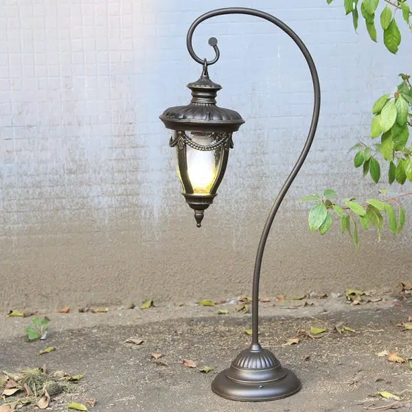 European Waterproof Lantern Aluminum Glass Ground Insert 1-Light Outdoor Landscape Light - Image 13