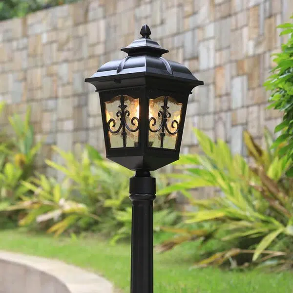 Industrial Waterproof Square Arrow Flower 1-Light Outdoor Lawn Landscape Light - Image 5