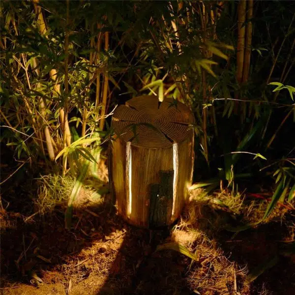 Creative Simulation Stump Resin LED Courtyard Lawn Landscape Light - Image 3