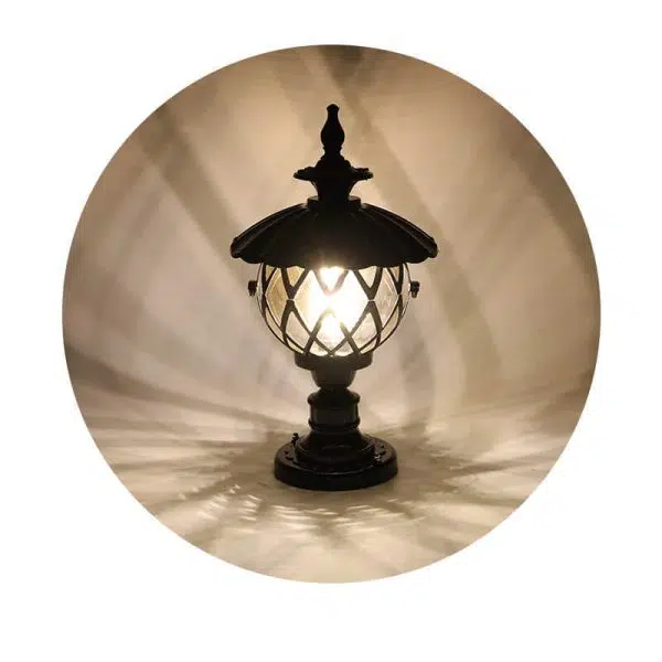 European Outdoor Lotus Column Head Light 1-Light Waterproof Garden Landscape Light - Image 13