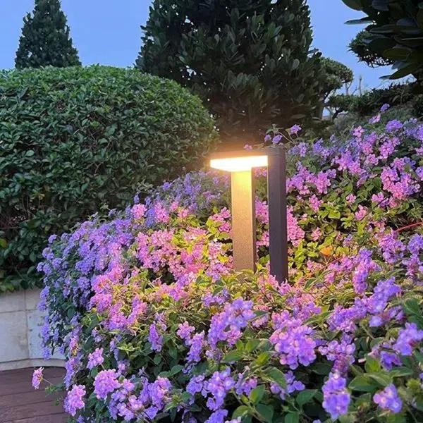 Modern Minimalist Waterproof Rectangular Aluminium Acrylic LED Landscape Lighting Outdoor Light For Outdoor Patio - Image 4