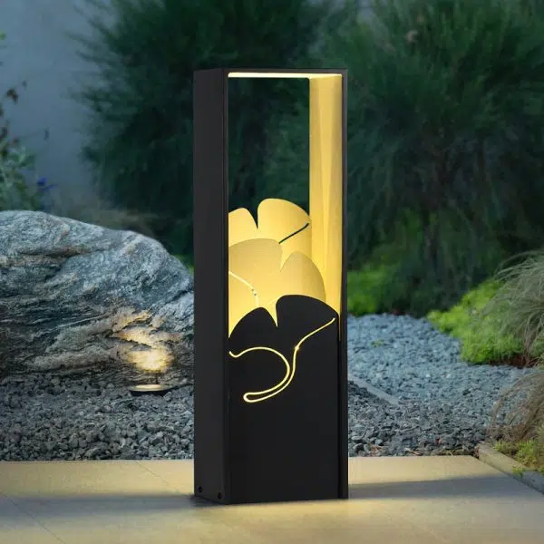 Contemporary Industrial Waterproof LED Post Lamp Lawn Landscape Light For Outdoor Patio - Image 4