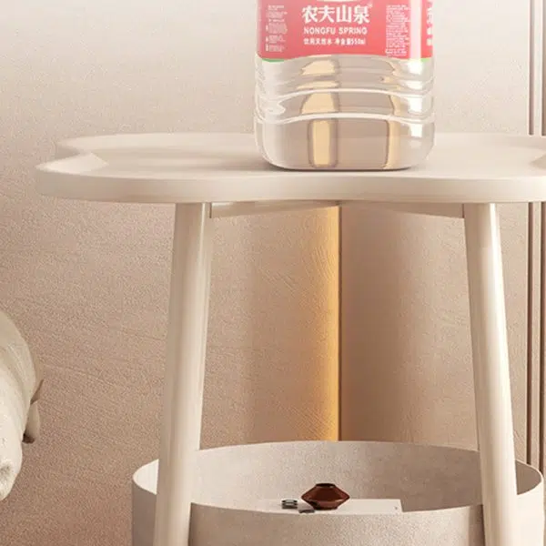 Contemporary Creative Floral Clover Iron End Table Storage Basket For Living Room - Image 9