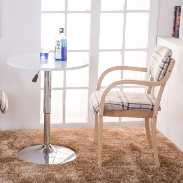 Contemporary Nordic Wood Cotton Linen Fabric Leather Velvet Sponge Square Dining Chair Backrest Armrest For Dining Room - Image 11