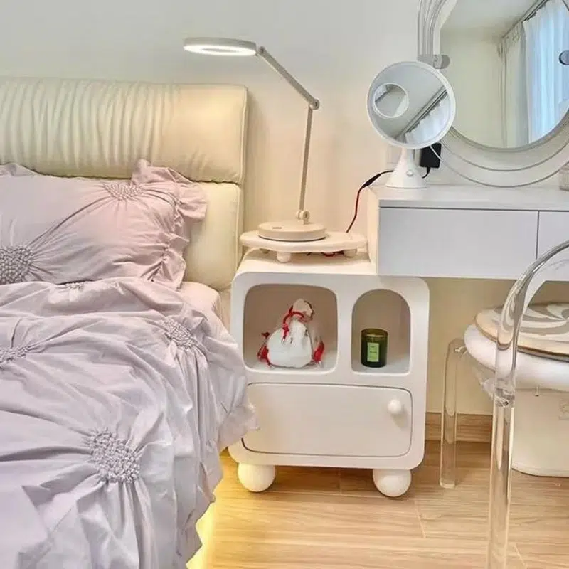 03-67afe08e-5804-4ec9-9ae4-4bf1fb2957f3.jpg Contemporary Creative Rectangular Wood End Table 1-Drawer For Living Room - Image 1