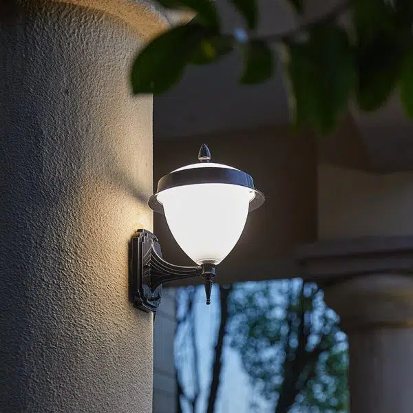 Modern Minimalist Square Pointed 1-Light Outdoor Wall Lamp - Image 2