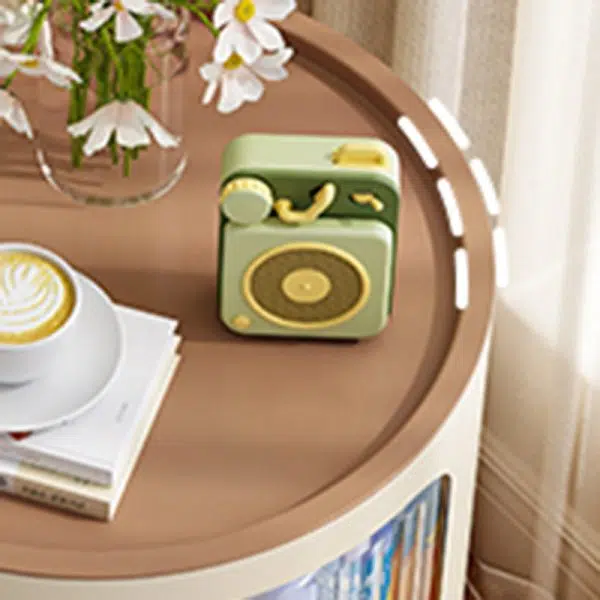 Contemporary Creative Round PP PET End Table 2/3/4 Storage For Living Room - Image 7