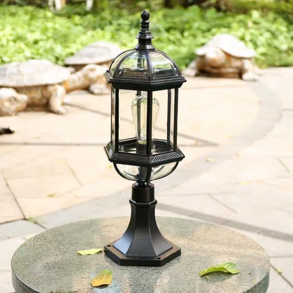 European Vintage Fence Column Post Light Patio Outdoor Waterproof Garden Light - Image 2