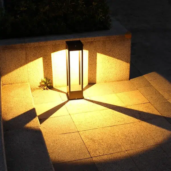 Modern Simple Solar Square Frame LED Outdoor Lawn Garden Landscape Light - Image 14