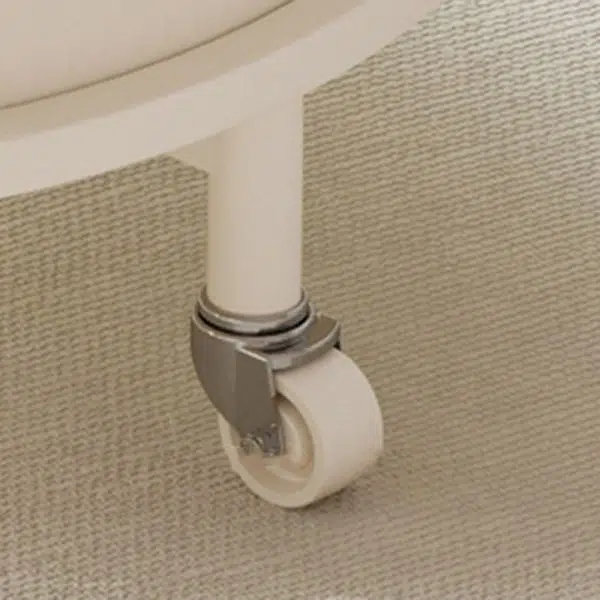 Contemporary Luxury Round Stainless Steel Glass End Table 2-Tier For Living Room - Image 7