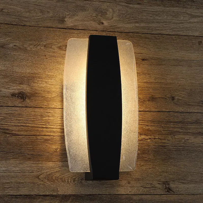 03-d92990fd-5ea3-4c46-91aa-045e01ef8321.jpg Modern Minimalist Rectangle Aluminum Glass LED Wall Sconce Lamp For Outdoor Patio - Image 1