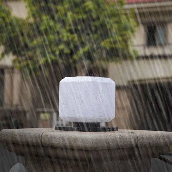 Modern Simple Solar Square Post Head Light LED Outdoor Waterproof Garden Landscape Light - Image 17