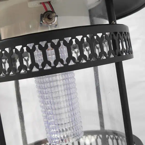 Solar Waterproof Cylindrical Stainless Steel Acrylic LED Lawn Outdoor Landscape Light - Image 6