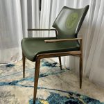 Green Seat + Rose Gold Armchairs