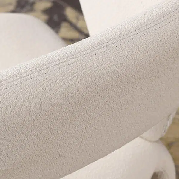 Contemporary Creative Triangle Rectangle Velvet Wood Dining Chair Backrest Armless For Dining Room - Image 8