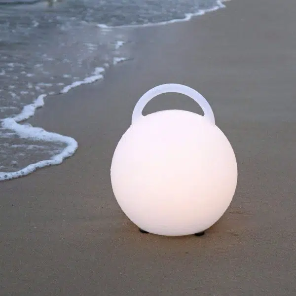 Modern Decorative Round Waterproof Eye Protection PE USB Portable LED Outdoor Lights - Image 8