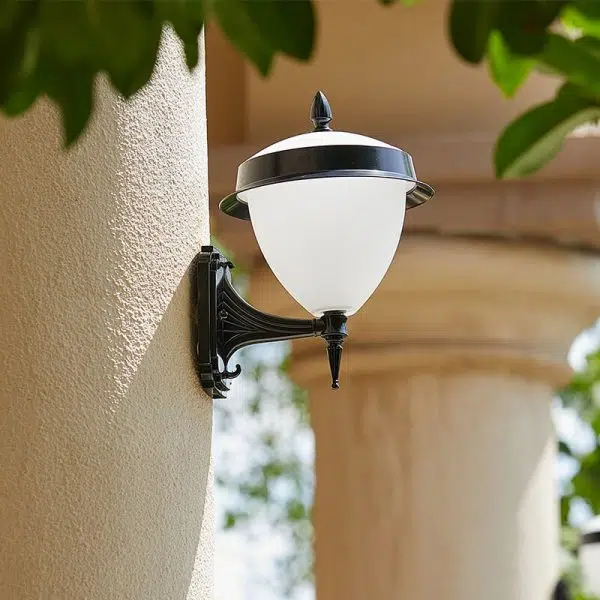 Modern Minimalist Square Pointed 1-Light Outdoor Wall Lamp - Image 3