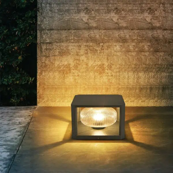 Modern Simplicity Solar Waterproof Stainless Steel Aluminum Glass Cube Ball 1-Light Landscape Lighting Outdoor Light For Outdoor Patio - Image 11