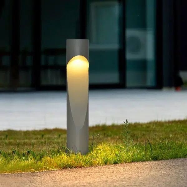 Minimalist Creative Column Geometric Hollow LED Outdoor Waterproof Lawn Landscape Light - Image 14