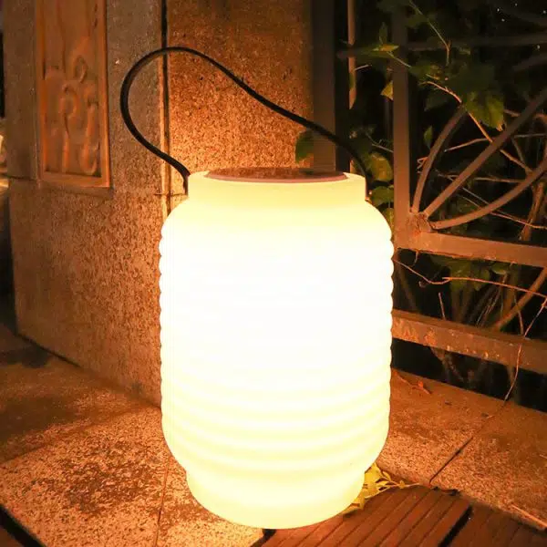 Solar Waterproof Decorative Lanterns PE Camping Portable LED Outdoor Light - Image 2