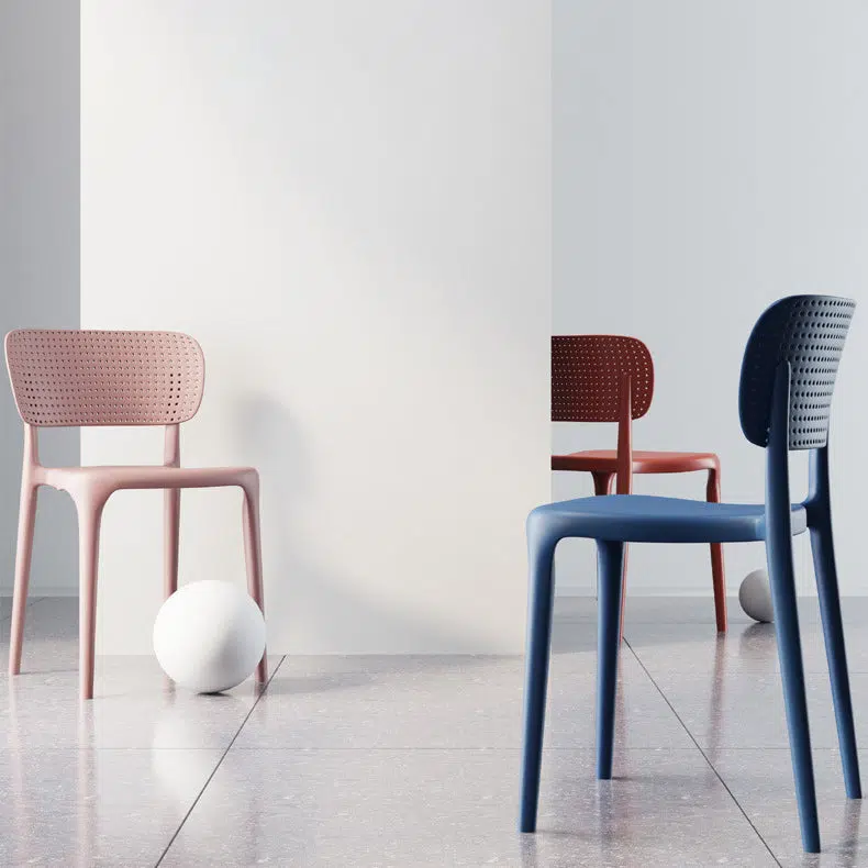 04-4af80ab4-ceeb-4f45-935e-c7e0599c2a08.jpg Contemporary Creative Rectangular Plastic Chair Backrest Armless For Living Room - Image 10