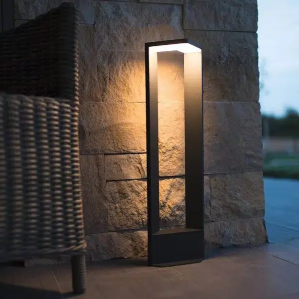 Modern Minimalist Waterproof Rectangular Aluminium Acrylic LED Landscape Lighting Outdoor Light For Outdoor Patio - Image 3