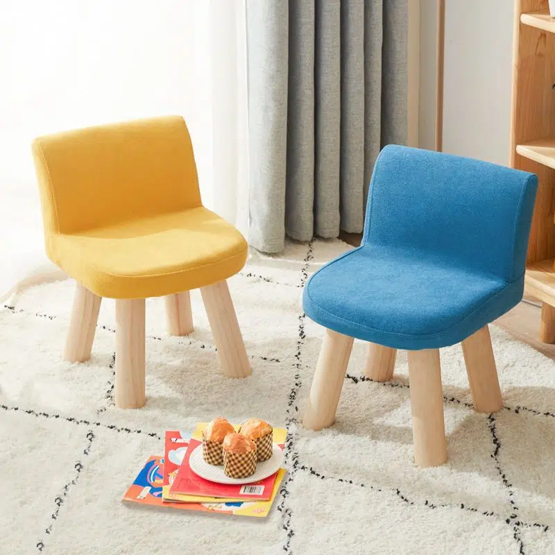 04-614017a2-0272-4e07-a184-65d3edc0e36b-1.jpg Contemporary Creative Square Cotton Linen Solid Wood Chair Backrest Armless For Living Room - Image 7