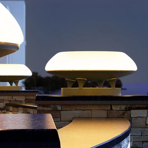 Modern Simplicity Solar Waterproof Stainless Steel PE Round Spaceship LED Landscape Lighting Outdoor Light For Outdoor Patio - Image 16